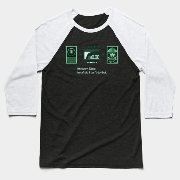 Codec 9000 - Third Stage Baseball T-Shirt by DCLawrenceUK